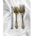 GEORGIAN HOUSE Serving Forks TOWLE GOLDEN CHAMPLAIN STAINLESS FLATWARE ROSES