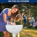 SereneLife Camping Sink w/ Towel Holder & Soap Dispenser