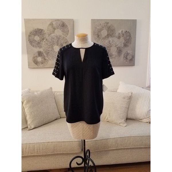 Halogen Stud Detail Blouse sz Medium