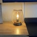 Metal Cage LED Lantern Battery Powered Cordless Accent Light Set of 2