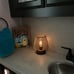 Metal Cage LED Lantern Battery Powered Cordless Accent Light Set of 2