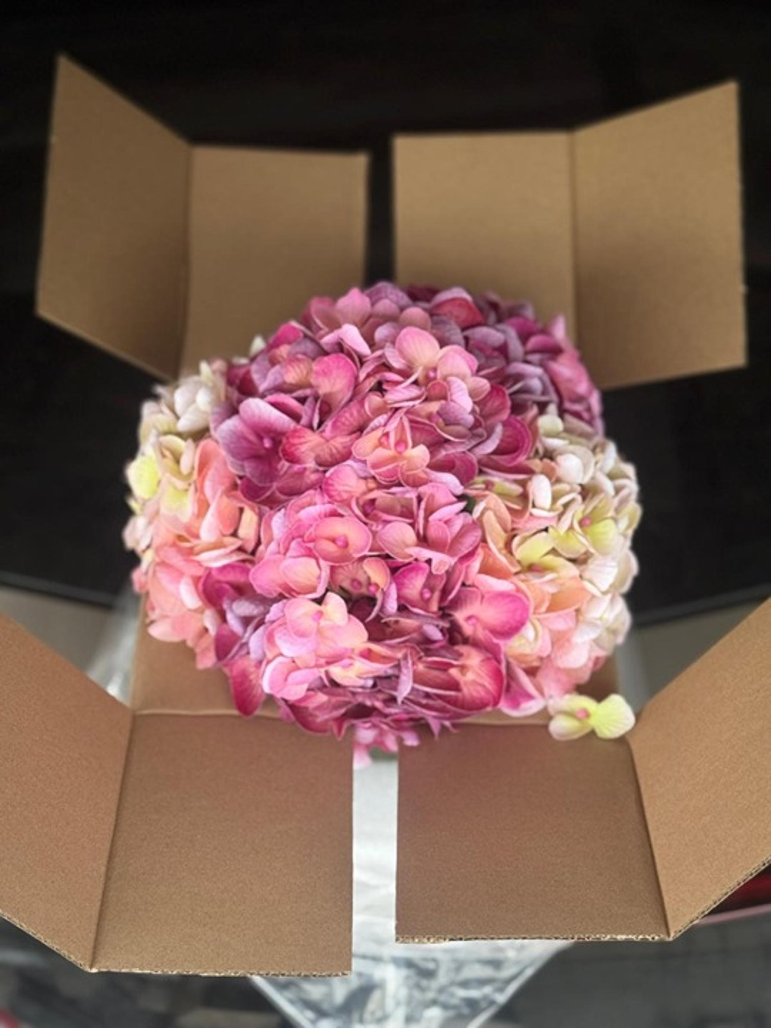 Nearly Natural Faux 12" Hydrangea Arrangement
