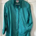 Vintage Misty River 1990s teal raincoat. Size 10