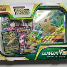 Pokemon TCG Leafeon V Star Special Collection Sword & Shield (Factory Sealed)