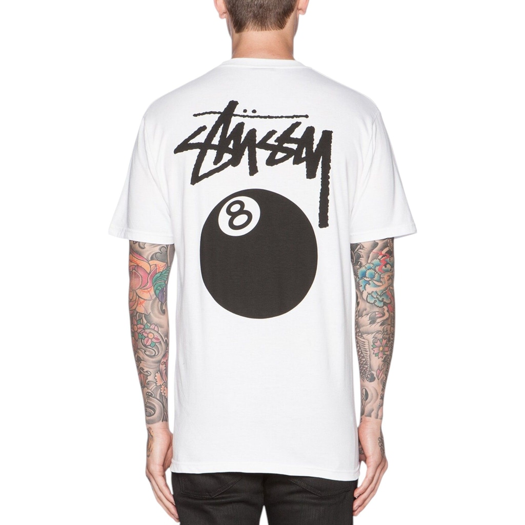 Stussy 8 Ball Tee White Men's - SS22 - US