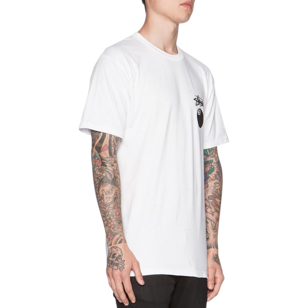 Stussy 8 Ball T-Shirt - White - XL