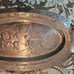 Large Arthur Court 1980 24 X 12.5 aluminum handled tray with bunny rabbits
