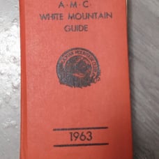 A.M.C White Mountain Guide 1963 with all maps