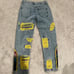 Brand New Men’s High Quality Patch Embroidered Jeans