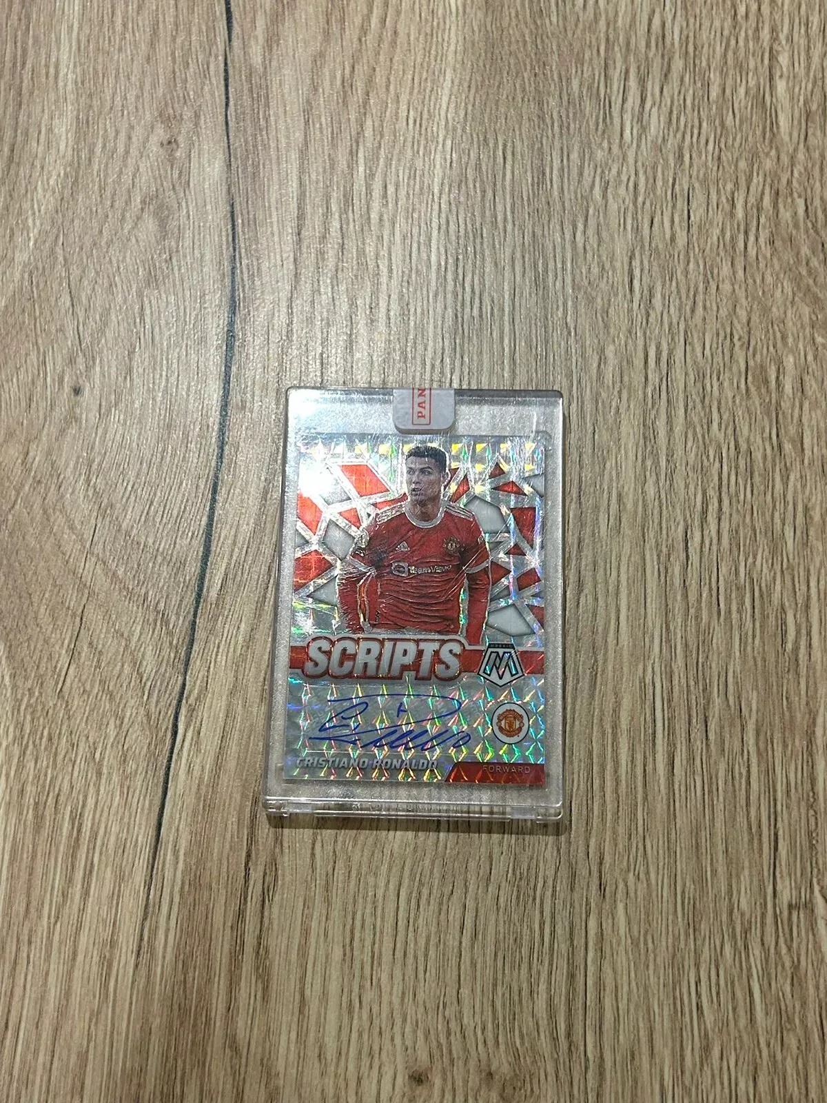 Panini Mosaic EPL Scripts Autograph Cristiano Ronaldo card
