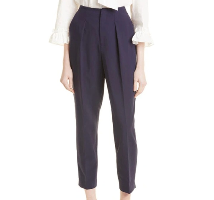 NWT Ted Baker Leilat Sculpted Balloon Leg Trousers size 4-6