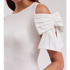 Anne Fontaine Myrtille Olive Top Shoulder Bateau Ruffle Sleeve S Retails 265