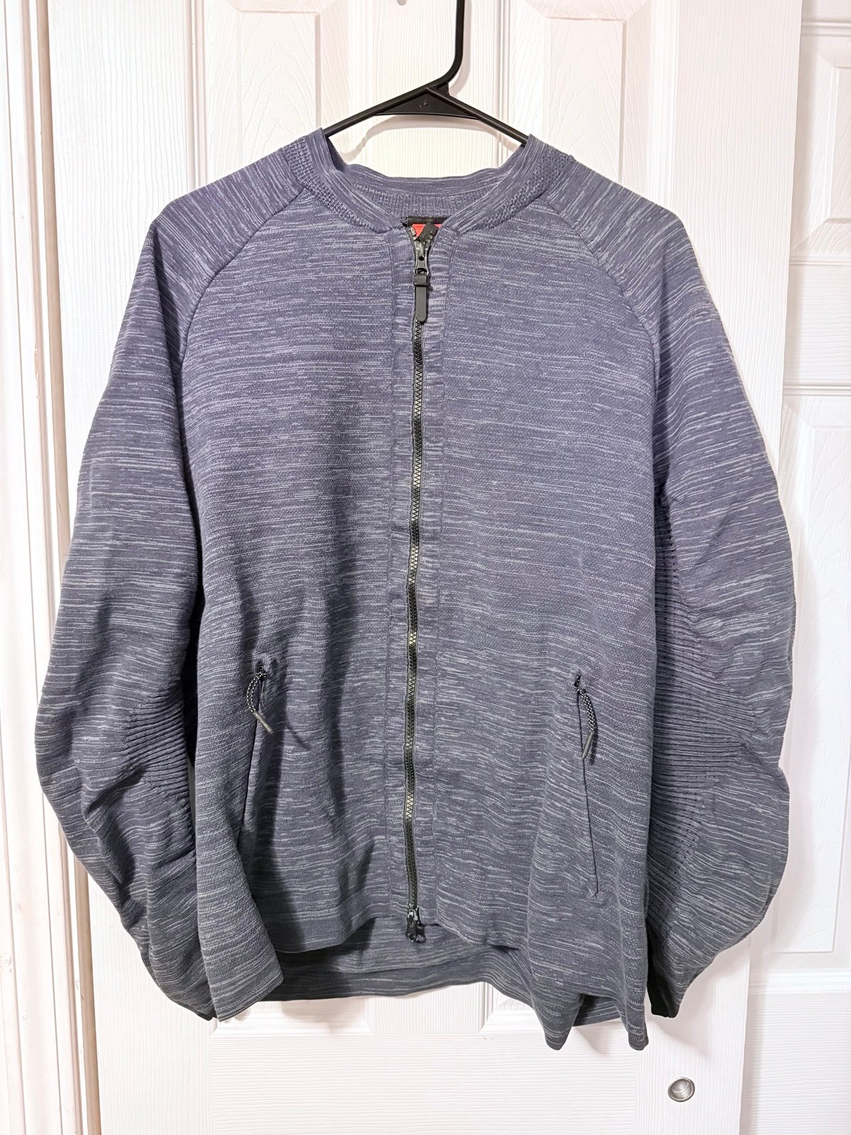 Nike Tech Knit Bomber Jacket Navy Blue XL NWOT