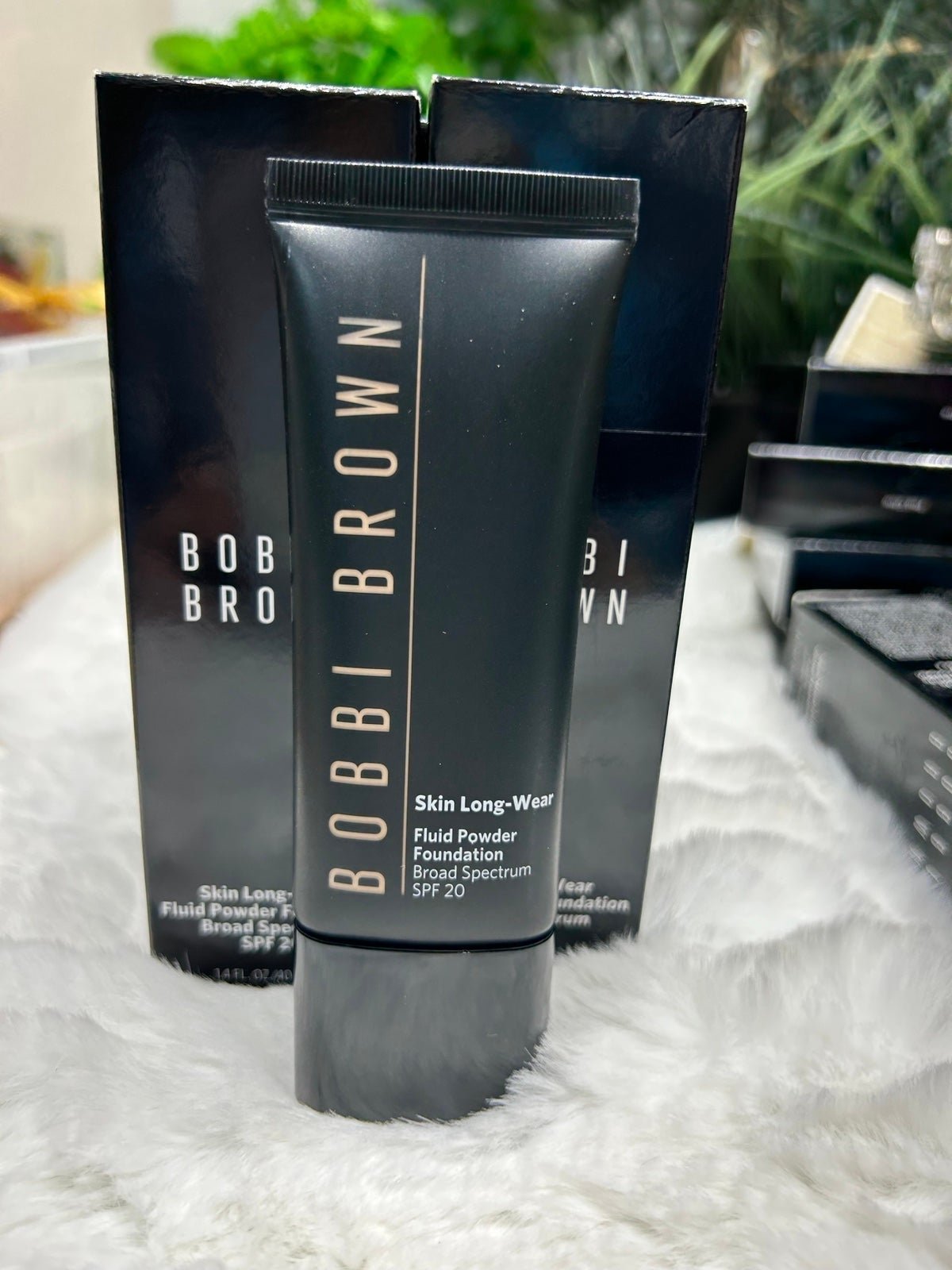 6X Bobbi brown Brown Skin Long- Wear Fluid Powder foundation Broad SpectruSPF 20