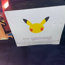 Pokemon Celebrations Etb and pika box