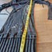 Vintage Y2K Salvage Grunge Rocker Long Sleeve Mini Dress w/Ties & open shoulder
