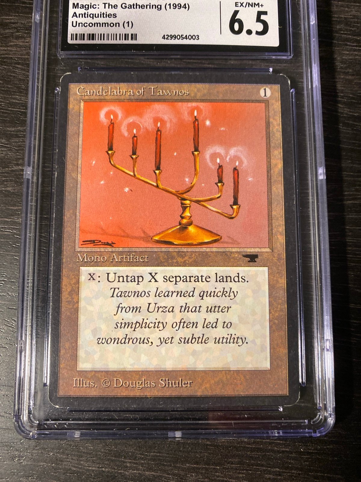 MTG - Candelabra of Tawnos - CGC Graded EX/NM+