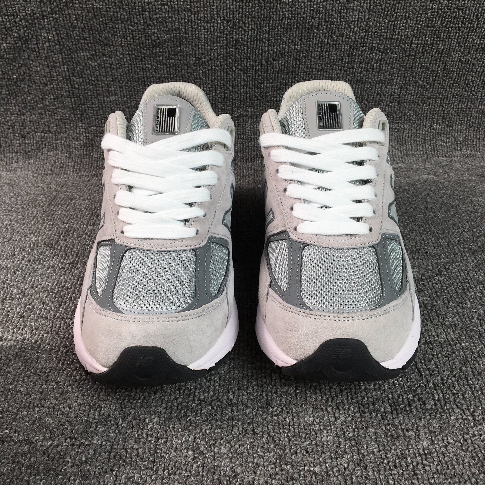 Women NB 990 V5 Grey/White Running shoes size US7