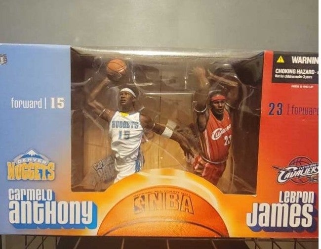 Nba Special Edition Carmelo Anthony & Lebron James Deluxe Box Set McFarlane Toys