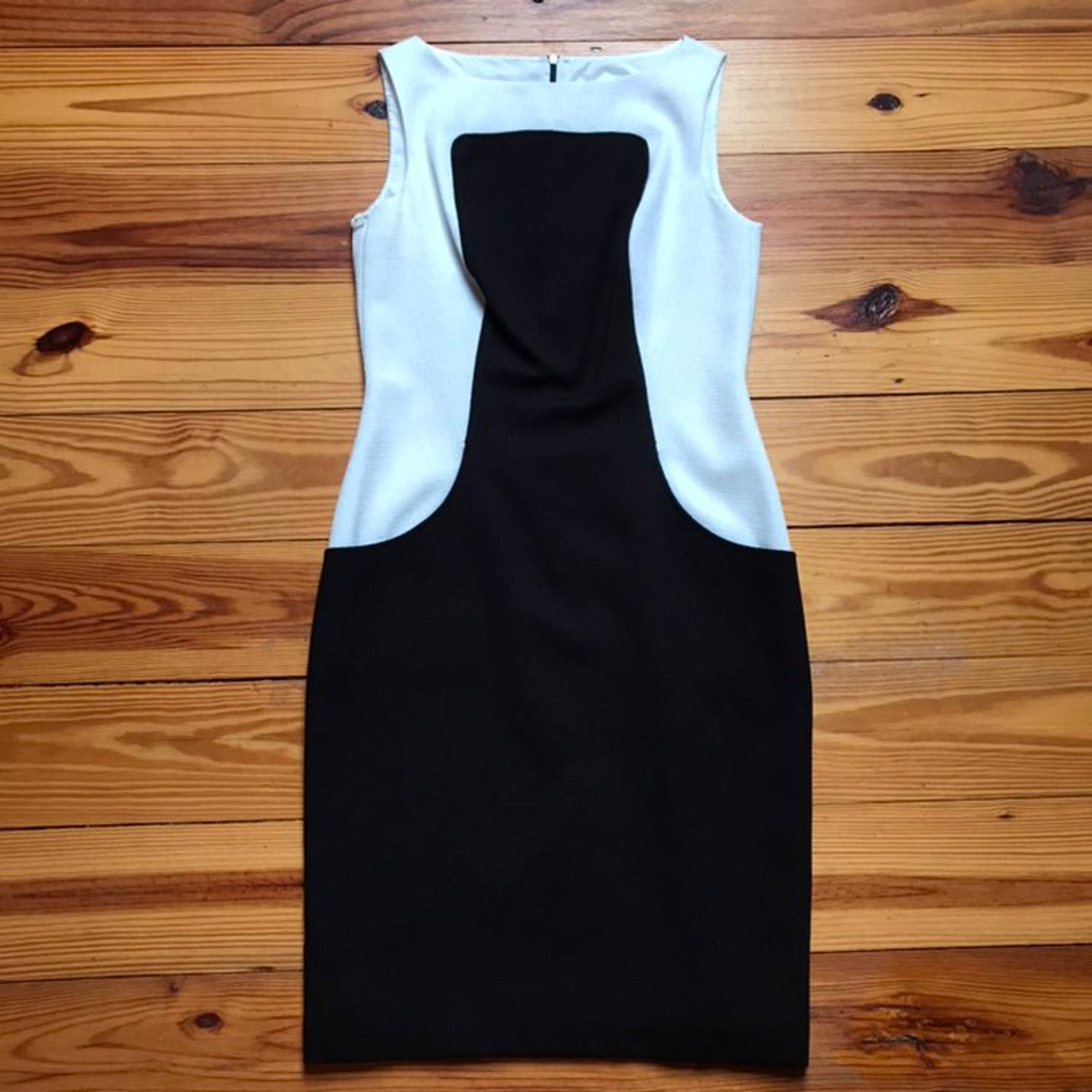 David Meister Black White Mod Dress, EUC, 4