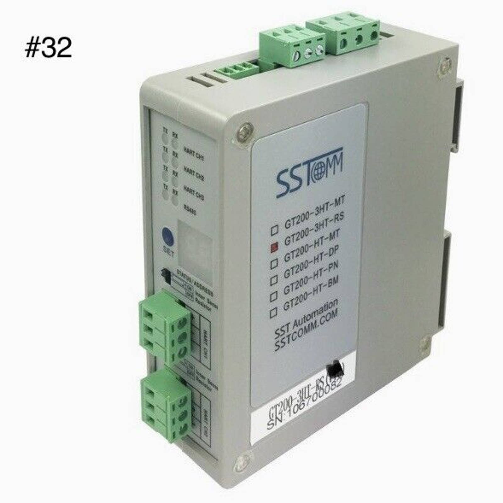 SSTCOMM 3-channel Hart/modbus Serial Gateway GT200-3HT-RS