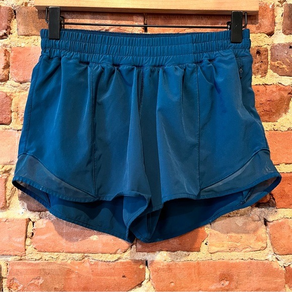 Lululemon Hotty Hot Short II Long 4 Teal Green Size 6 W7AGTT