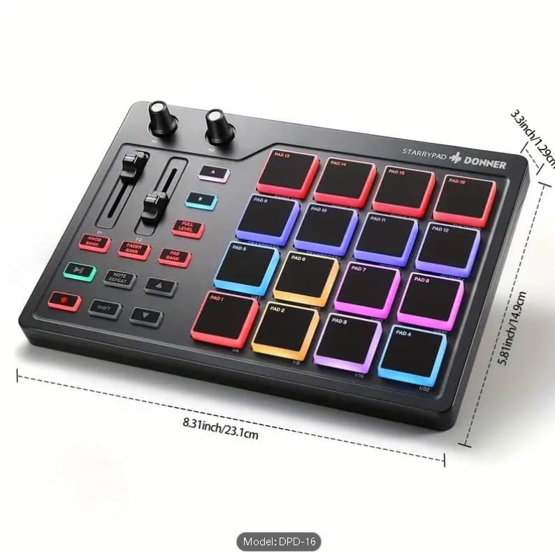 STARRYPAD MIDI Pad Beat Maker Machine - Professional USB MIDI Controller