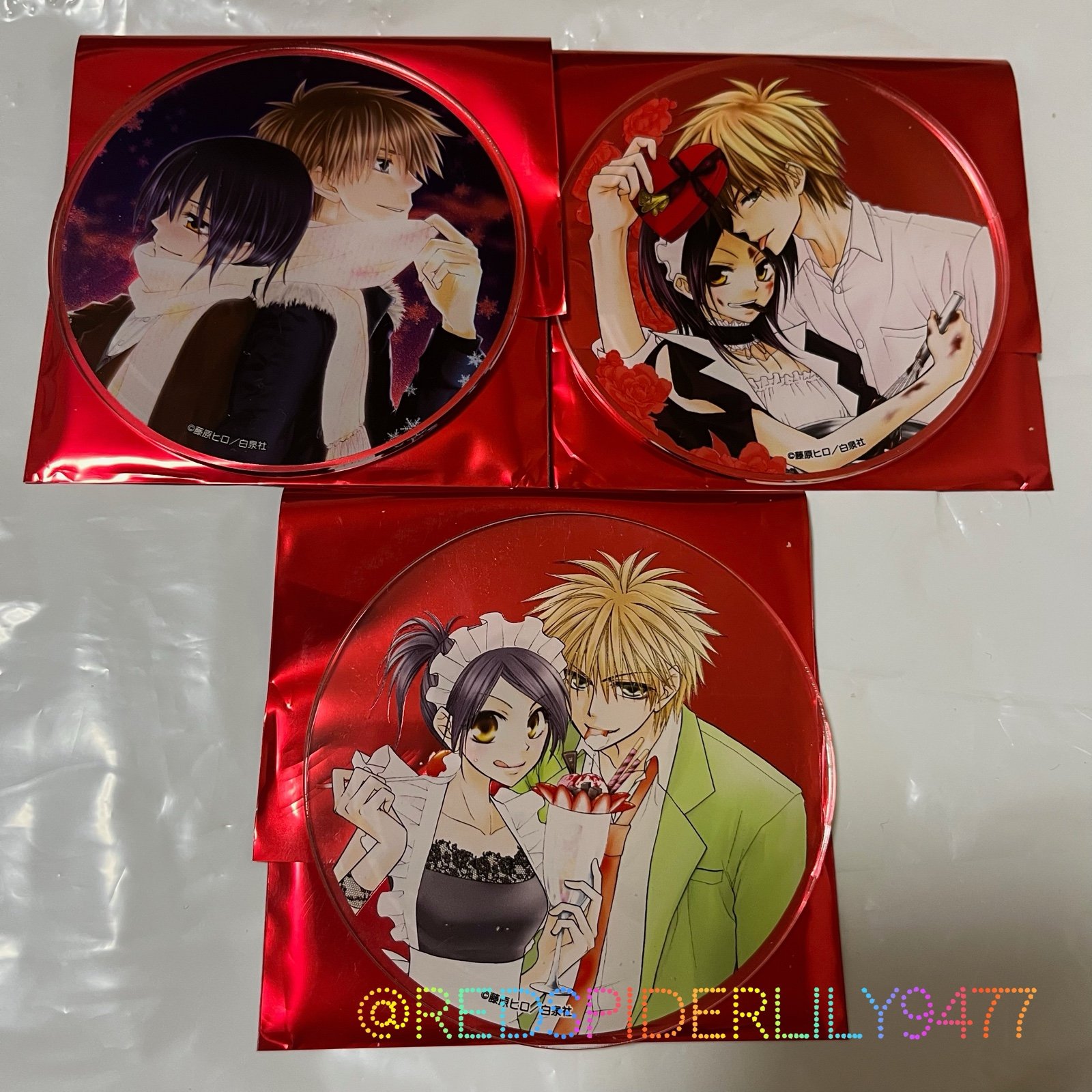 Kaichou wa Maid Sama! acrylic coasters Usui Ayuzawa