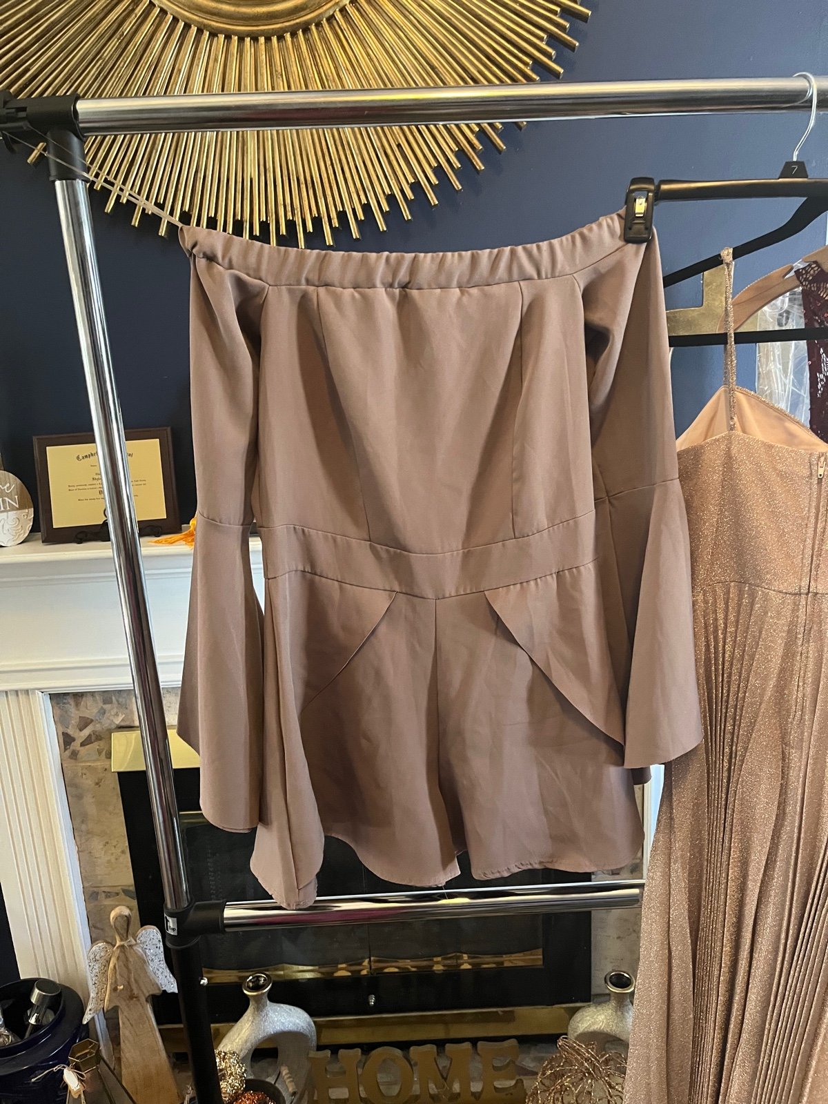 all in high quality and low price Taupe romper Women all in high quality and low price Taupe romper Women