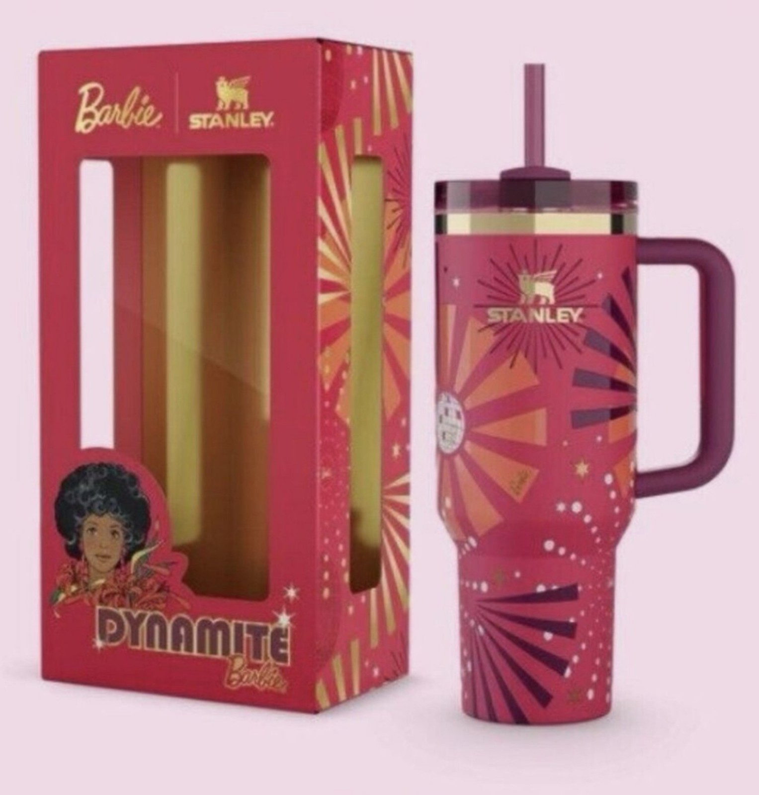 40oz LIMITED EDITION **DYNAMITE** STANLEY×Barbie Icon Quencher