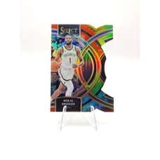 Mikal Bridges 2023-24 Panini Select Premier Tie-Dye SP /25 #167 Nets