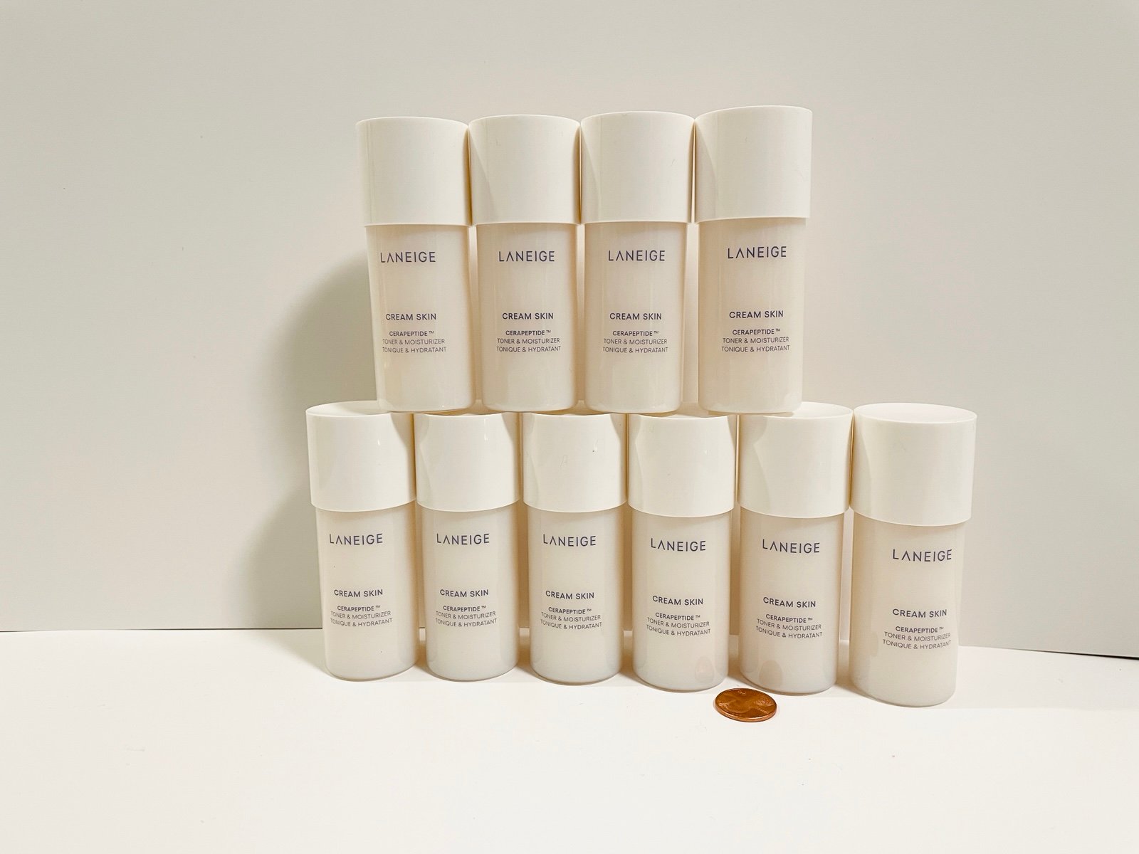 10 Laneige Cream Skin Cerapeptide Toner & Moisturizer 50 mL 1.69 fl oz Travel