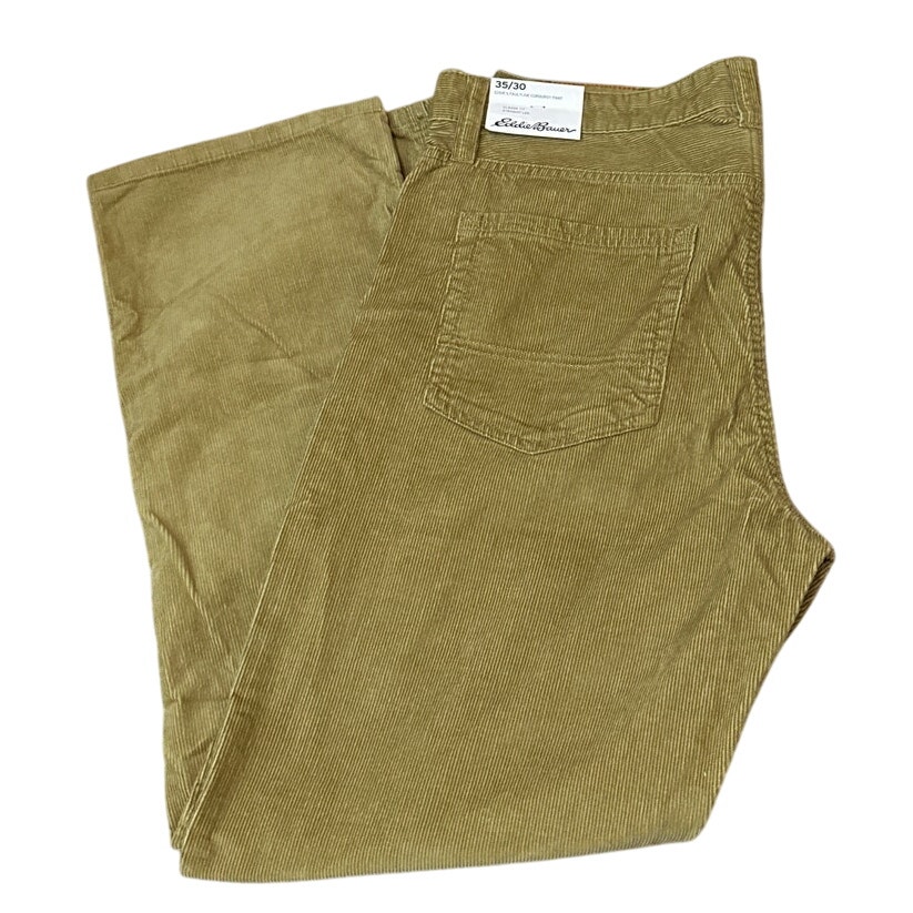 Eddie Bauer Men's Faultline Corduroy Pants Size W35 L30 New with tags