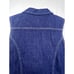 Vintage Denim Vest Womens Large Blue Western St Johns Bay 100% Cotton
