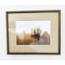 Beautiful Vintage Photography Sepia Print Nature/Castle in Nielsen Metal Frame