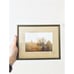 Beautiful Vintage Photography Sepia Print Nature/Castle in Nielsen Metal Frame