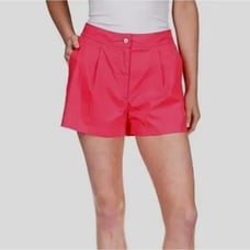 Michael Kors Women Shorts Hot Pink Red Geranium Tennis Pockets Size 14 NWT 98