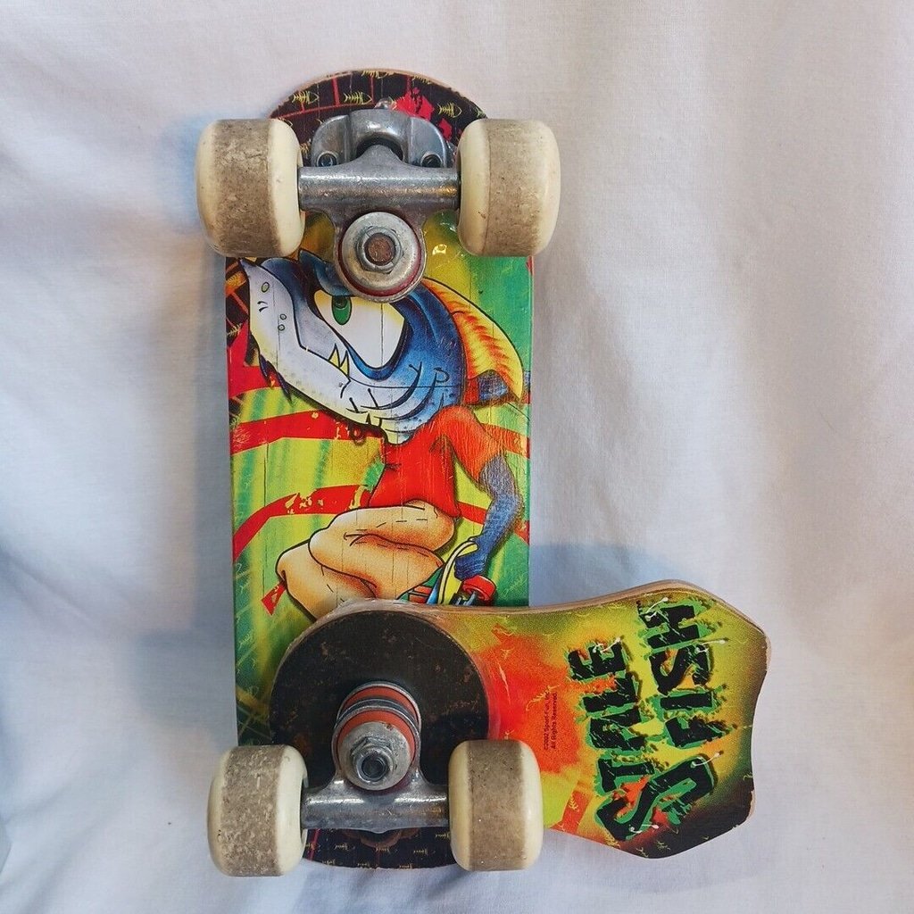 VTG Mini Skateboard 11 Stale Fish Sports-Fun 2002 RARE UNIQUE GREAT GIFT! RETRO