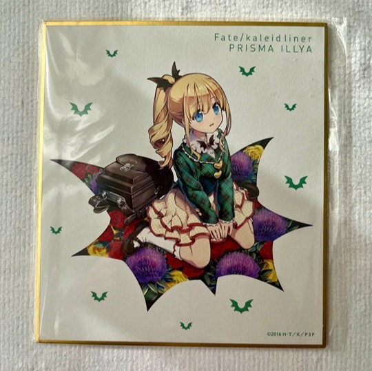 Fate Kaleid Liner Prisma Illya Erika Colored Paper Shikishi 10th Anniversary