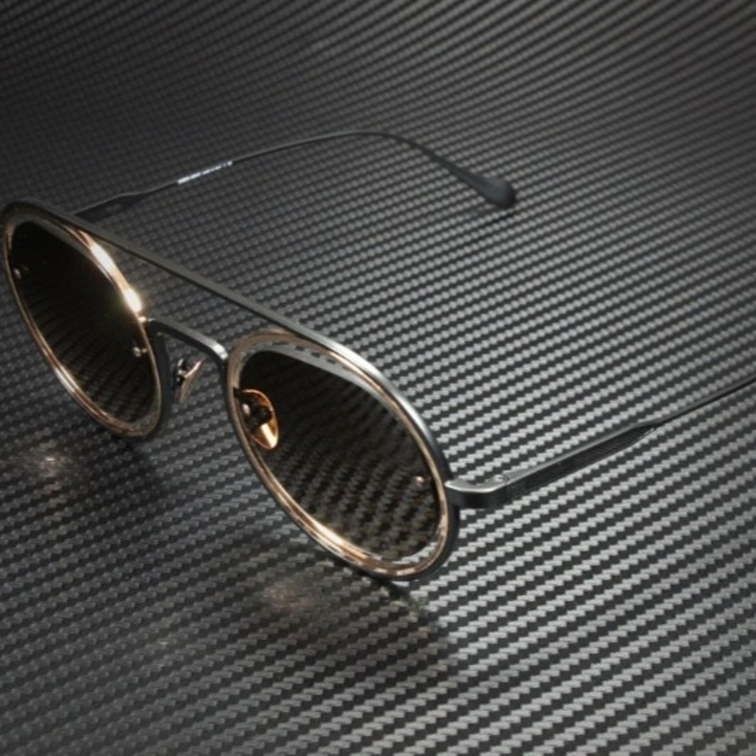 Giorgio Armani Men's Black Bronze and Brown 46mm Sunglasses!