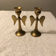 BRASS CANDLE STICK HOLDER