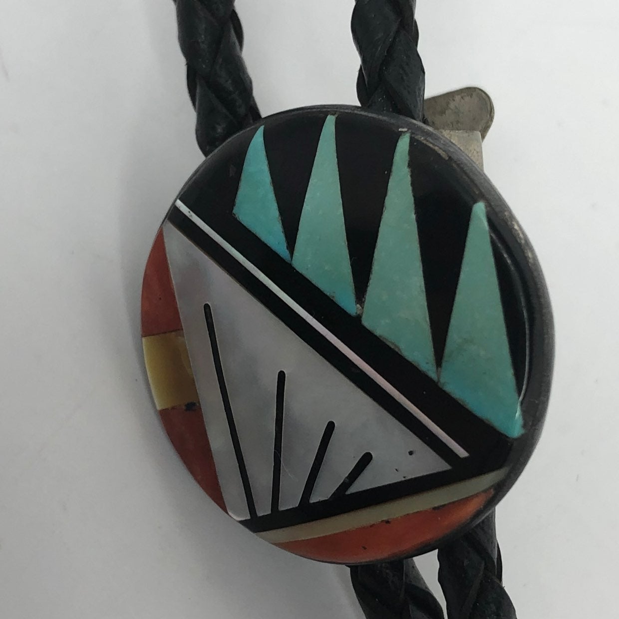 Native American Zuni C. M. BOOQUA Bolo