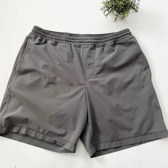 Chubbies Mens Compression Lined Elastic Waist Sports Shorts in Gray