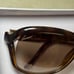 GUCCI GG3671/S 61-16-125 Brown Bamboo Line Women’s GG Logo Sunglasses Pre-loved