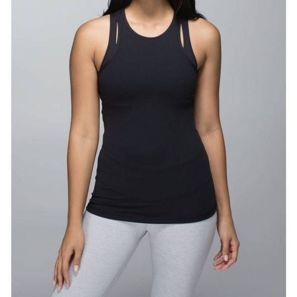 LULULEMON ATHLETICA Inspiration Tank 'Black' Size 8