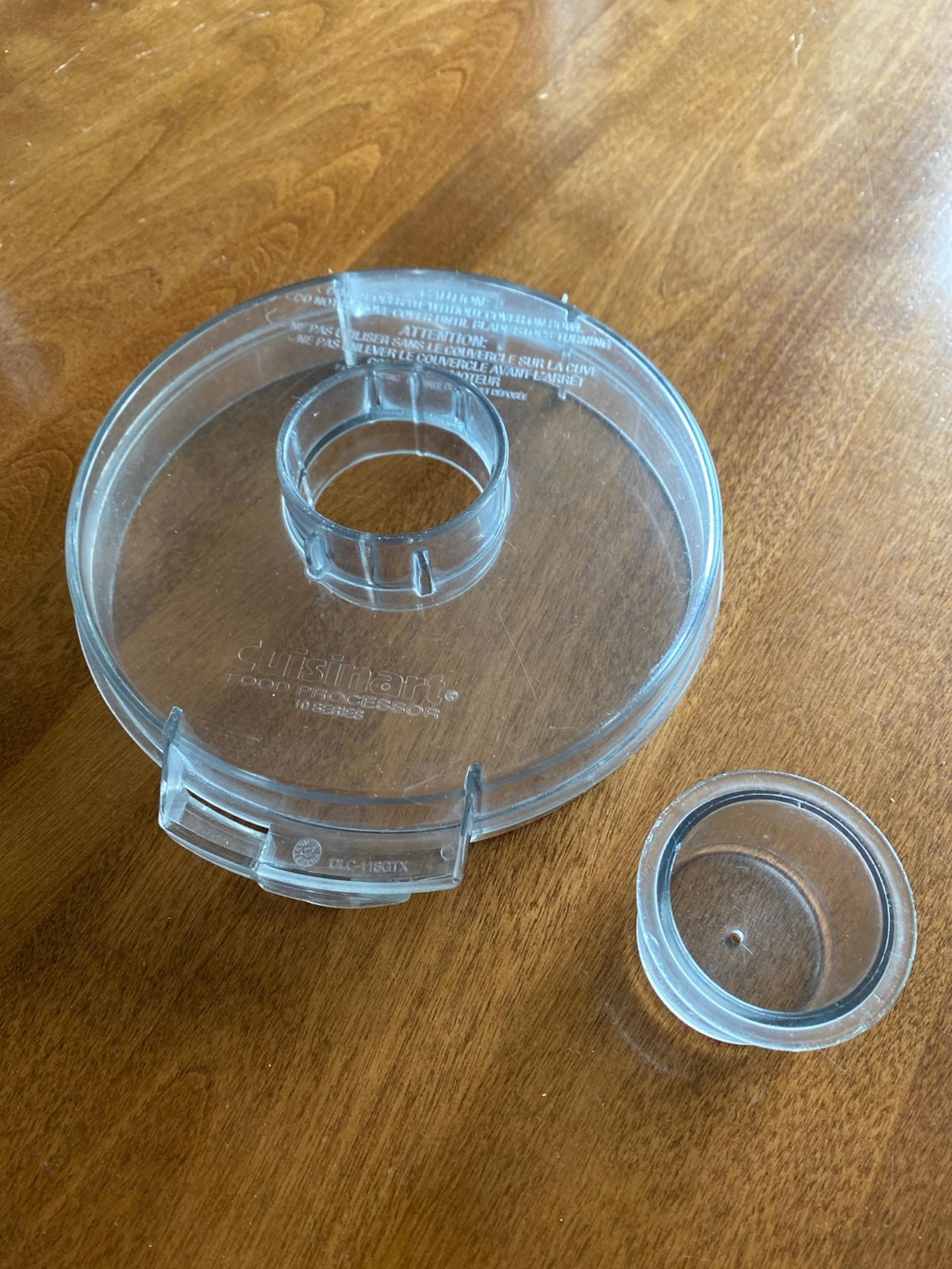 Cuisinart Pro Classic Food Processor Part Flat Lid Cover Cap DLC-116GTX
