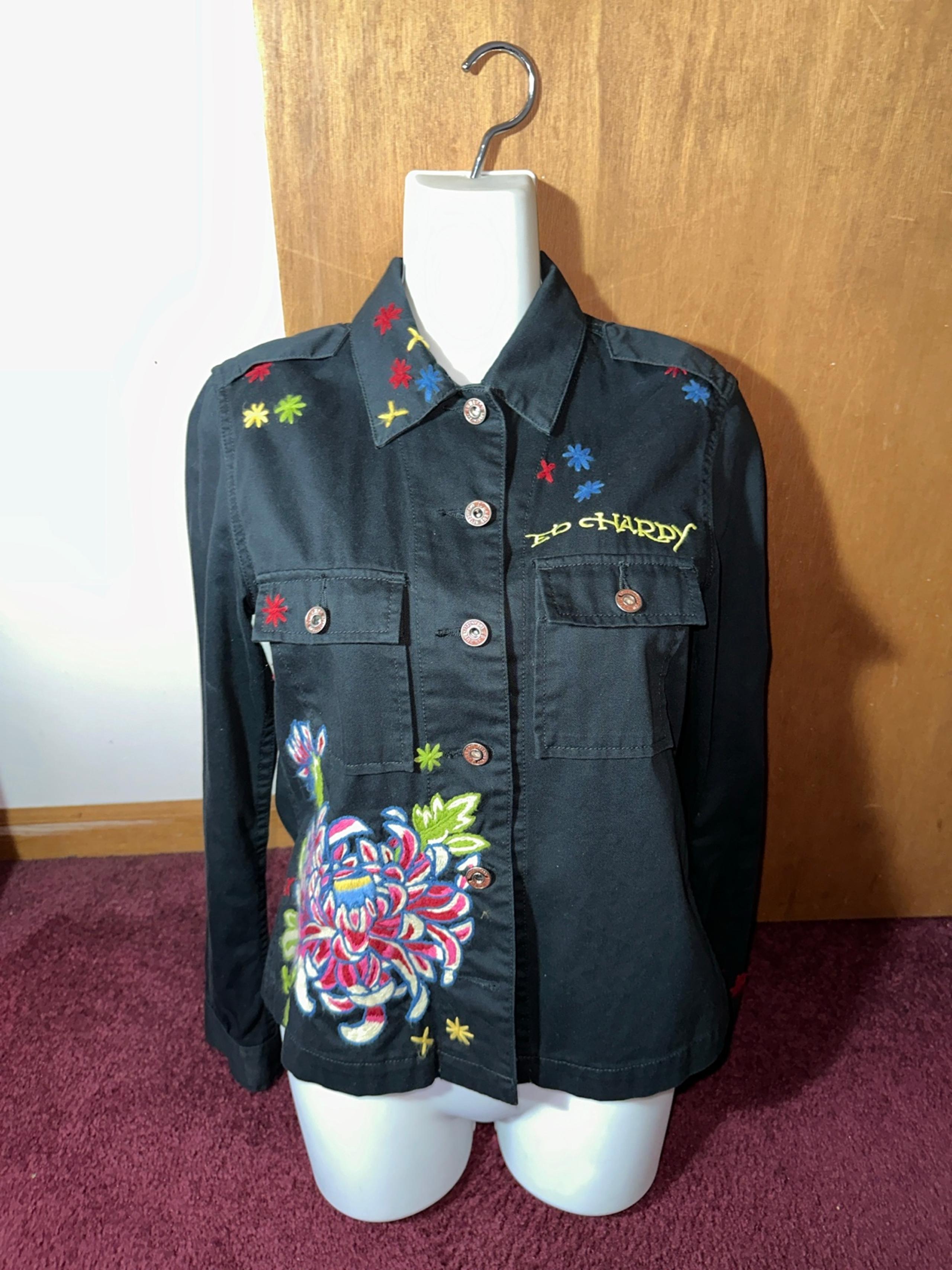 Embroidered Jacket by Ed Hardy