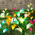 Solar Garden Stake Flower Lights, Outdoo