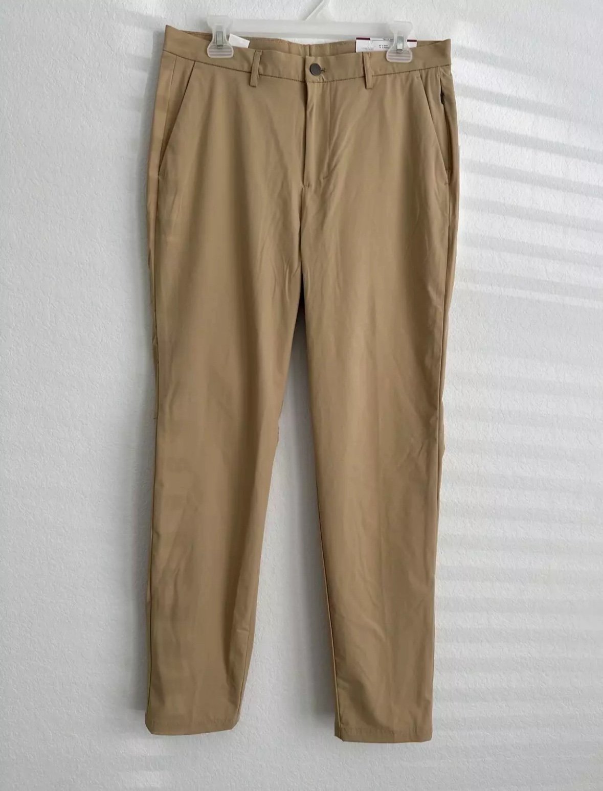 Calvin Klein Jet Stretch Slim Fit Dress Pants Size 32x32 -Tan-