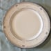 Mikasa Lot Of 5 Dinner Plates 10 1/2 Made In Japan White W/Lavender Gold Rim